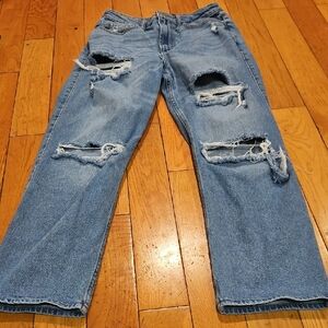Hollister Ripped Blue Jeans